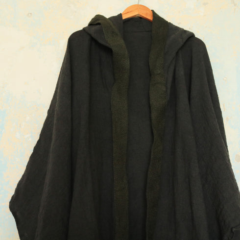 Poncho unisex din canepa. Poncho pentru doamne. Poncho pentru domni.